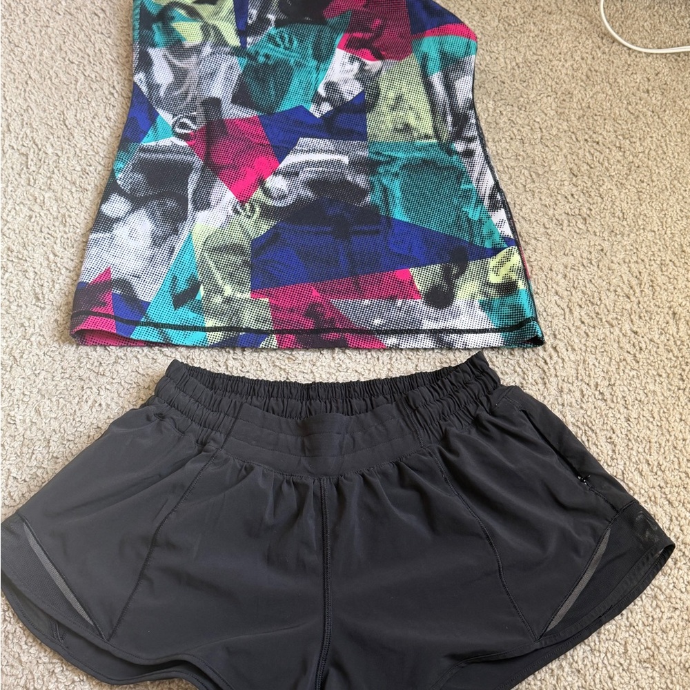 lululemon set athletica Black Women's Athletic Shorts - Picture 3 of 8